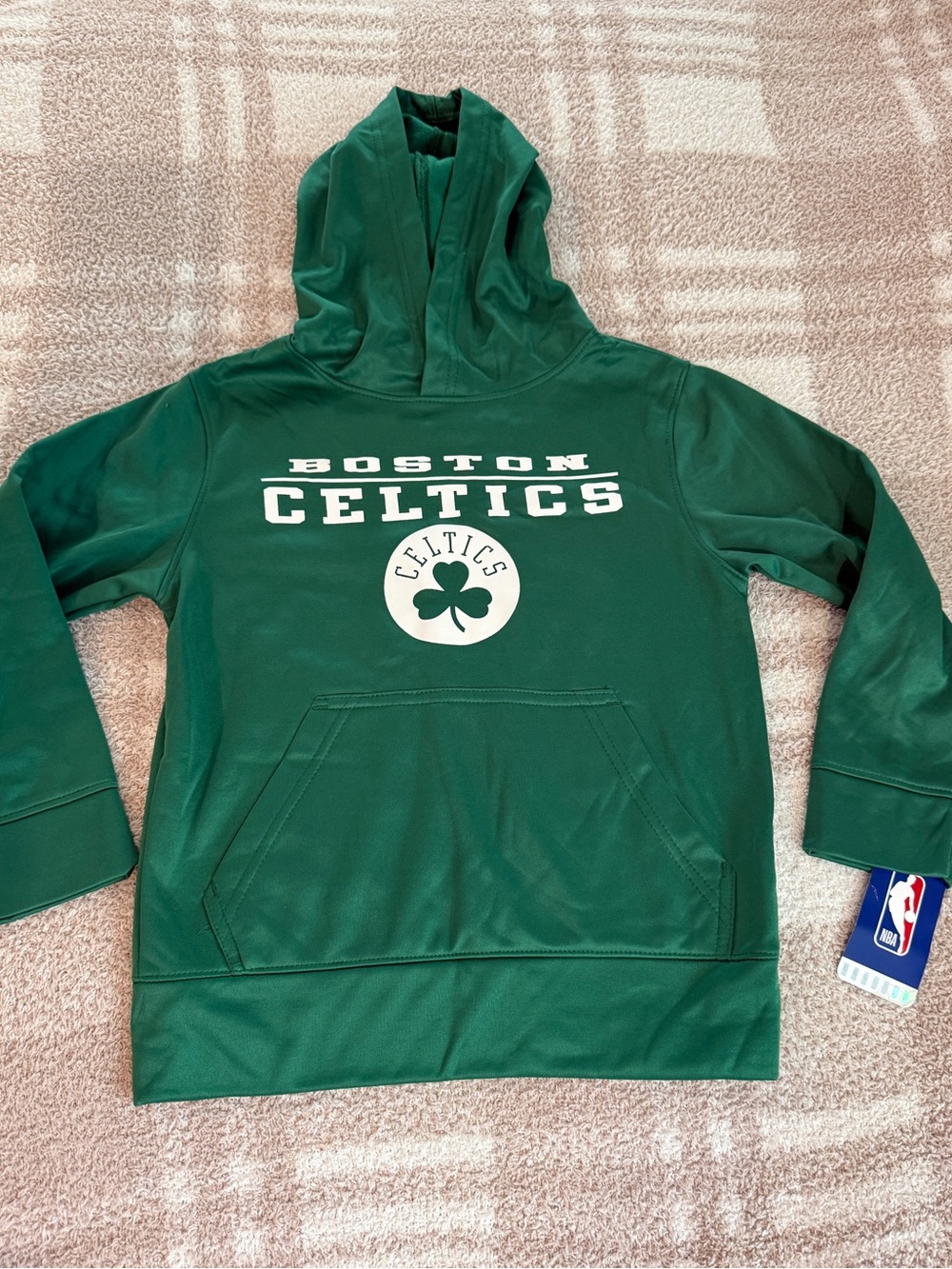 NBA Boston Celtics Green Hoodie with White Logo